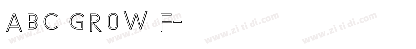 ABC Grow f字体转换